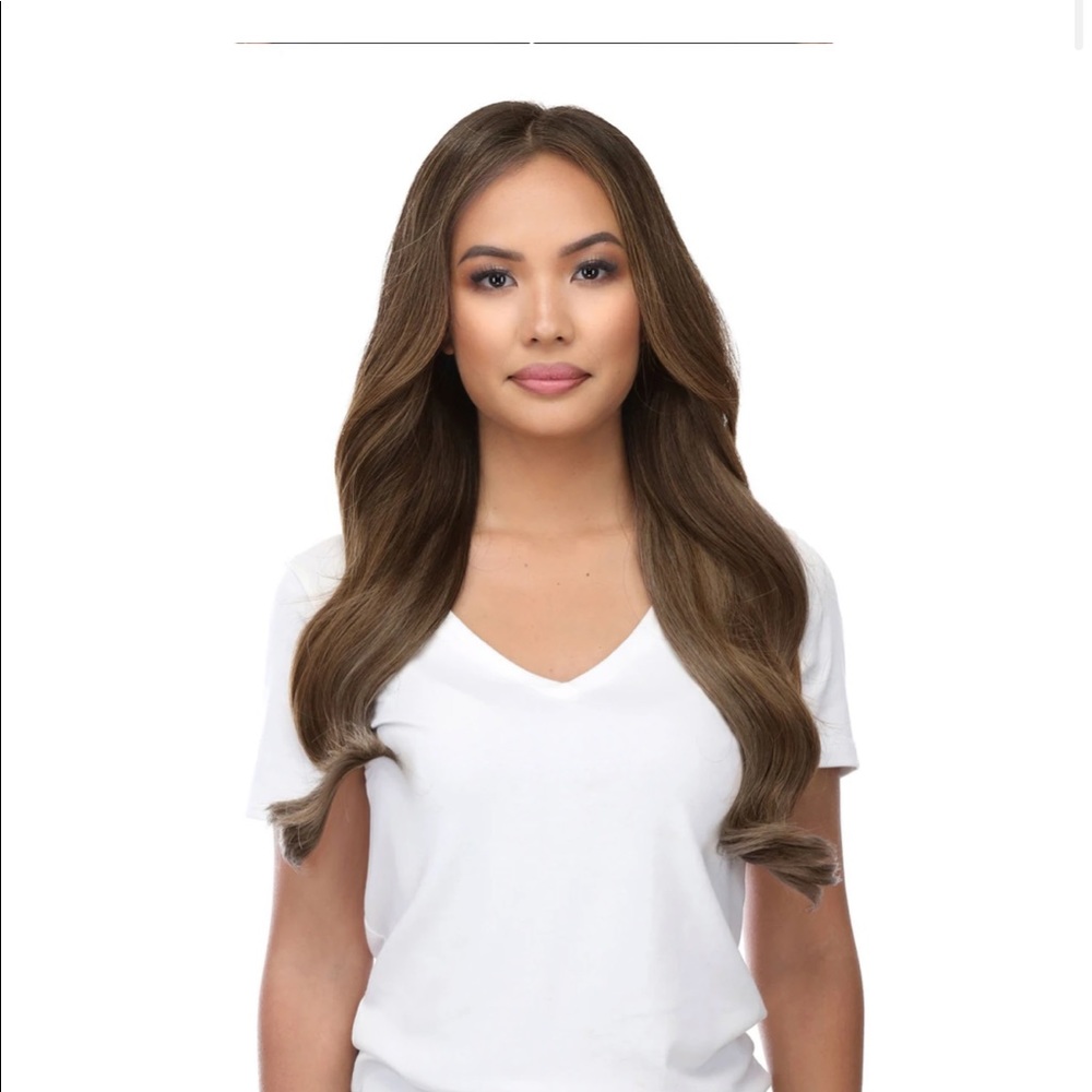 16in Walnut Brown Bellami Silk Seam Extentions